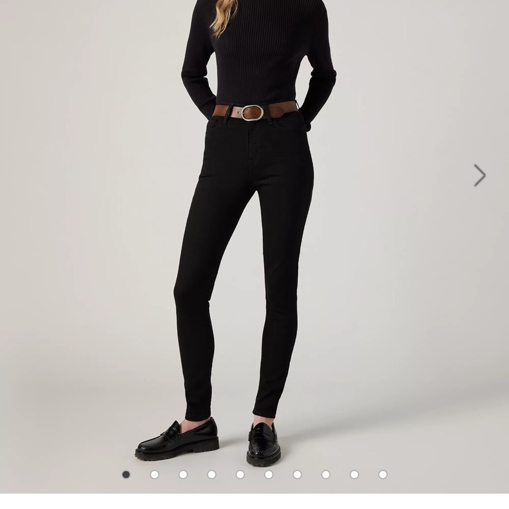 Levi's Black Skinny Jeans for Women